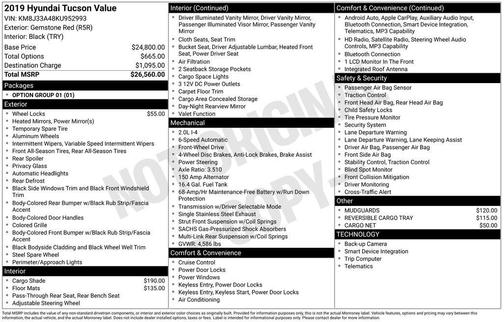 2019 Hyundai TUCSON Value