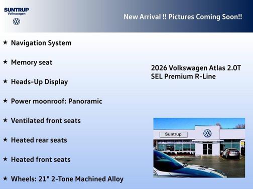 2026 Volkswagen Atlas 2.0T SEL Premium R-Line 4MOTION