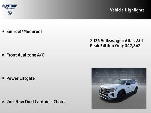 2026 Volkswagen Atlas Peak Edition