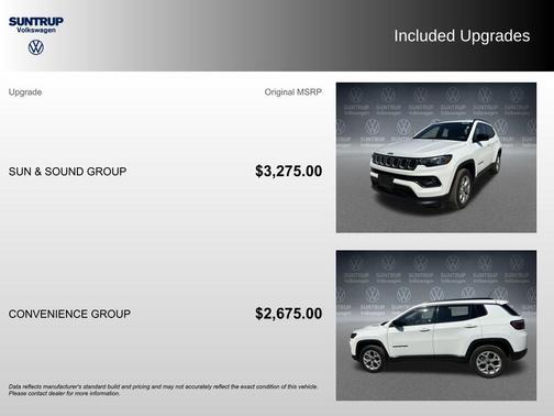 Bright White Clearcoat 2025 Jeep Compass Latitude