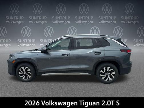 platinum gray metallic 2026 Volkswagen Tiguan 2.0T S