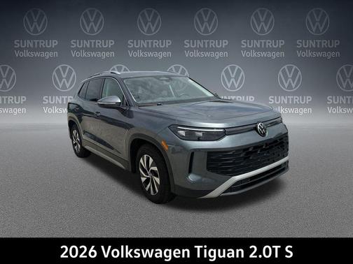 platinum gray metallic 2026 Volkswagen Tiguan 2.0T S