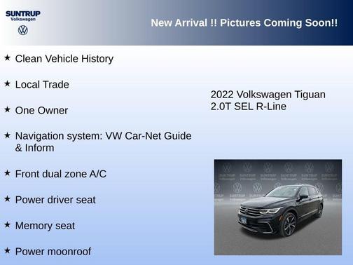 2022 Volkswagen Tiguan 2.0T SEL R-Line 4MOTION