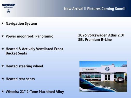 2026 Volkswagen Atlas 2.0T SEL Premium R-Line 4MOTION