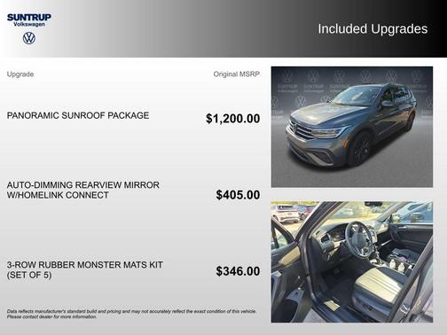 Platinum Gray Metallic 2024 Volkswagen Tiguan 2.0T SE