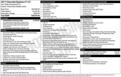 2017 Chevrolet Equinox 1LT
