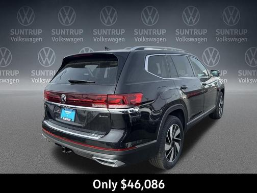 deep black pearl 2026 Volkswagen Atlas 2.0T SEL