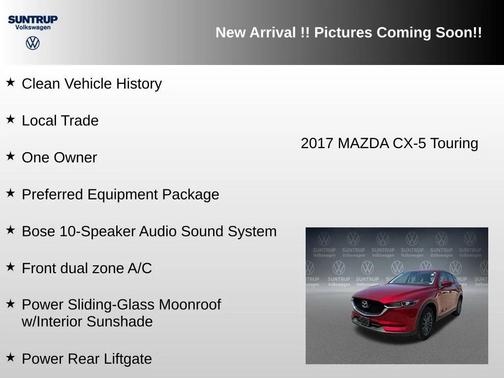 Soul Red Crystal Metallic 2017 Mazda CX-5 Touring
