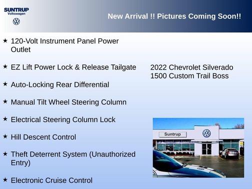 2022 Chevrolet Silverado 1500 Custom Trail Boss