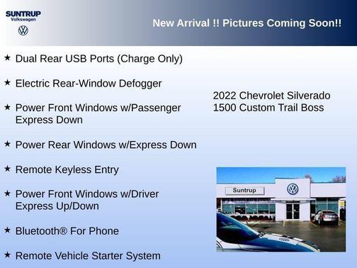 2022 Chevrolet Silverado 1500 Custom Trail Boss