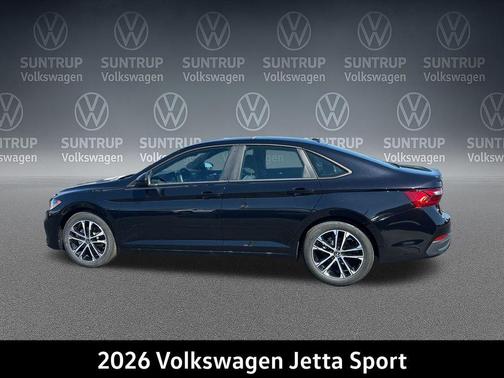 Deep Black Pearl 2026 Volkswagen Jetta 1.4T S