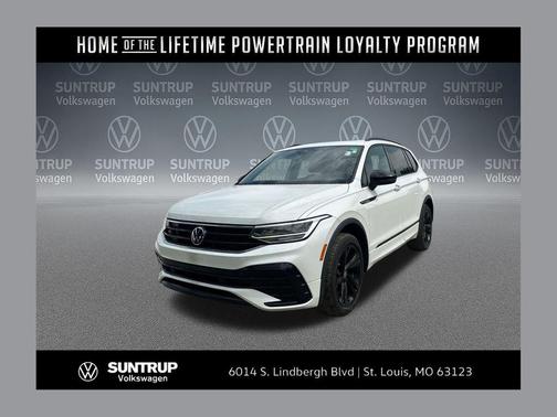 Opal White 2023 Volkswagen Tiguan 2.0T SE R-Line Black