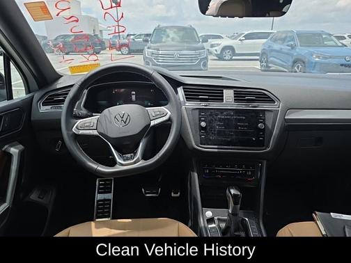 Opal White 2023 Volkswagen Tiguan 2.0T SE R-Line Black