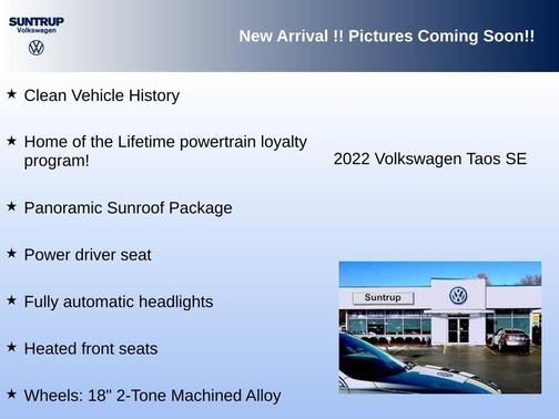 2022 Volkswagen Taos 1.5T SE