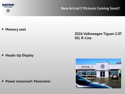 sandstone 2026 Volkswagen Tiguan 2.0T SEL R-Line 4MOTION