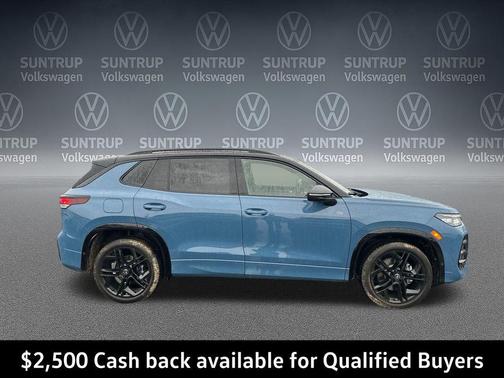 Monterey Blue W/Deep Black Roof 2026 Volkswagen Tiguan 2.0T SE R-Line Black 4MOTION