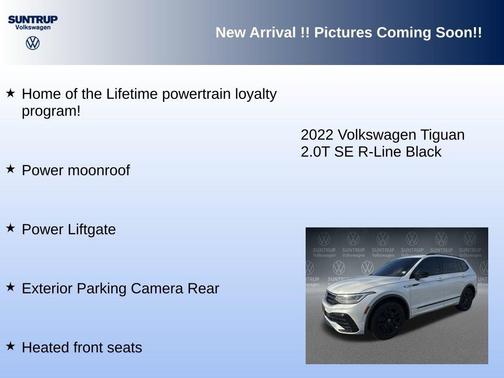 2022 Volkswagen Tiguan 2.0T SE R-Line Black 4MOTION