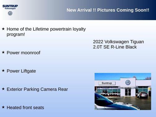 2022 Volkswagen Tiguan 2.0T SE R-Line Black 4MOTION