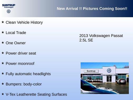 2013 Volkswagen Passat 2.5 SE