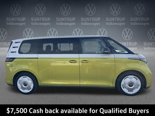 Pomelo Yellow & Candy Whi 2025 Volkswagen ID. Buzz 1st Edition with 4MOTION