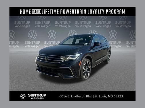 Deep Black Pearl 2022 Volkswagen Tiguan 2.0T SEL R-Line 4MOTION