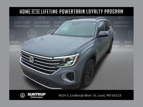 Pure Gray 2025 Volkswagen Atlas 2.0T SE w/Technology 4MOTION