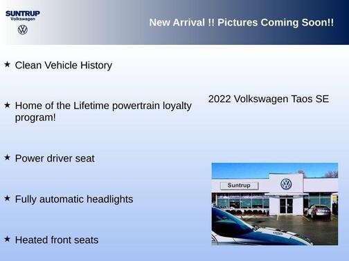 2022 Volkswagen Taos 1.5T SE