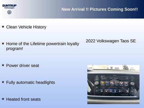 2022 Volkswagen Taos 1.5T SE