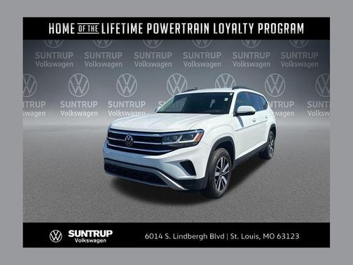 Pure White 2023 Volkswagen Atlas 2.0T SE