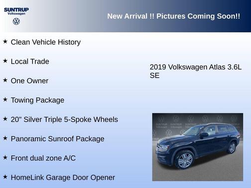 2019 Volkswagen Atlas 3.6L SE w/Technology