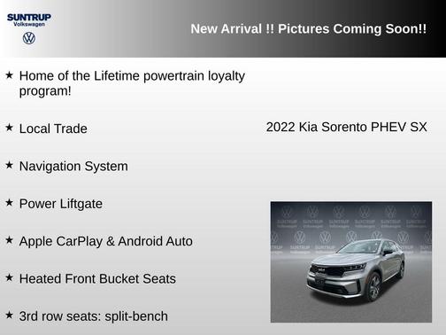 Steel Gray 2022 Kia Sorento Plug-In Hybrid SX
