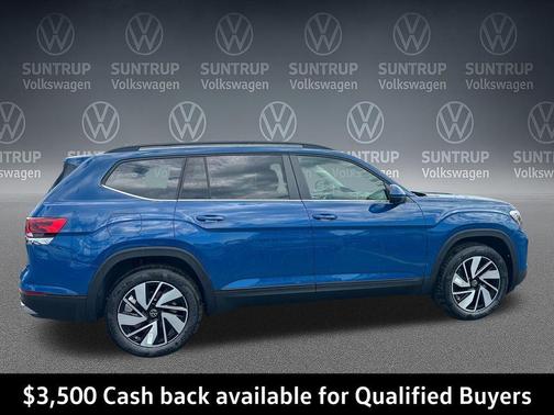 Mountain Lake Blue Metallic 2026 Volkswagen Atlas 2.0T SE w/Technology 4MOTION