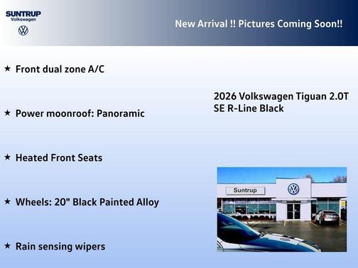 2026 Volkswagen Tiguan 2.0T SE R-Line Black 4MOTION