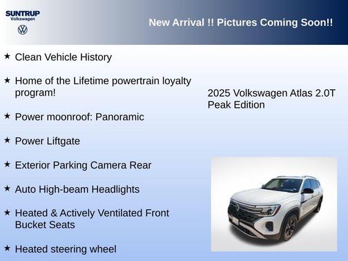 2025 Volkswagen Atlas 2.0T Peak Edition