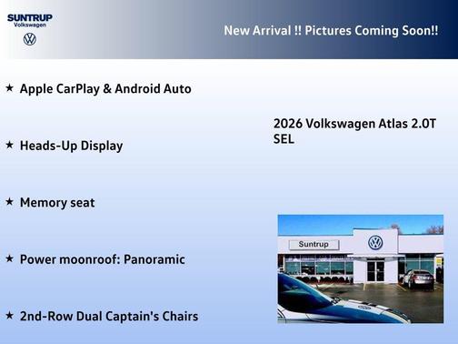 2026 Volkswagen Atlas 2.0T SEL