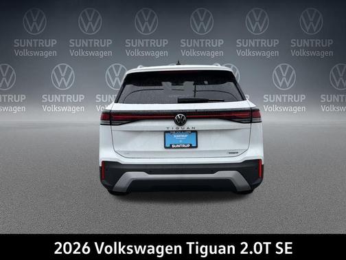 pure white 2026 Volkswagen Tiguan 2.0T SE 4MOTION