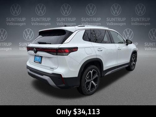 pure white 2026 Volkswagen Tiguan 2.0T SE 4MOTION