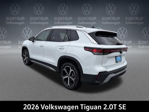 pure white 2026 Volkswagen Tiguan 2.0T SE 4MOTION