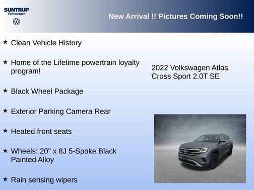 2022 Volkswagen Atlas Cross Sport 2.0T SE w/Technology 4MOTION