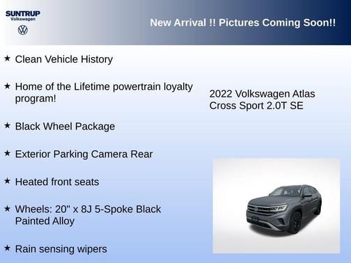 2022 Volkswagen Atlas Cross Sport 2.0T SE w/Technology 4MOTION