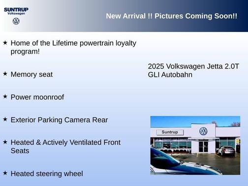 2025 Volkswagen Jetta GLI 2.0T Autobahn