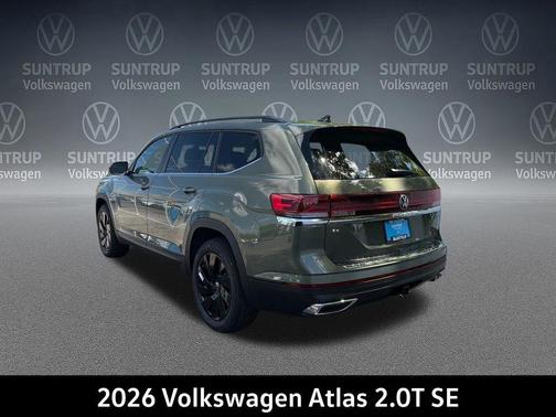 Avocado Green Pearl 2026 Volkswagen Atlas 2.0T SE w/Technology 4MOTION