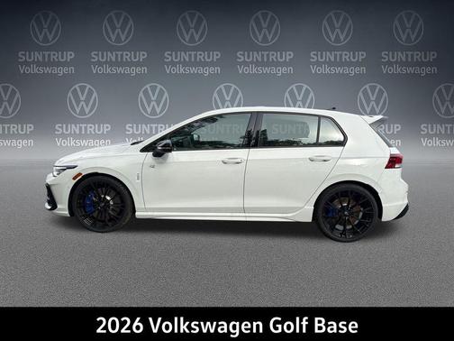 pure white 2026 Volkswagen Golf R 2.0T DSG