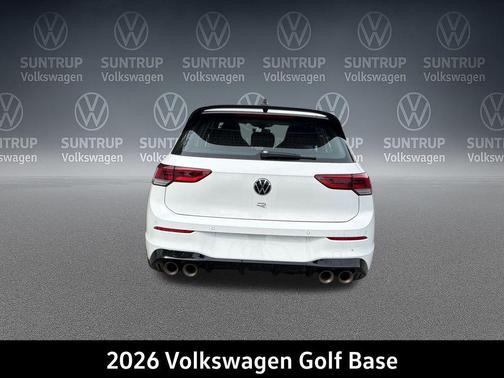 pure white 2026 Volkswagen Golf R 2.0T DSG