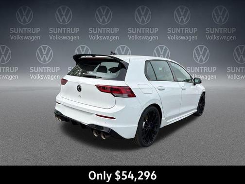 pure white 2026 Volkswagen Golf R 2.0T DSG