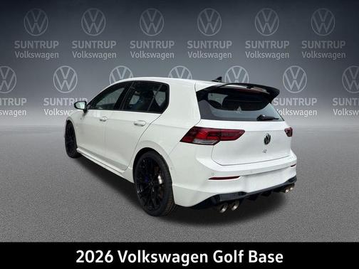 pure white 2026 Volkswagen Golf R 2.0T DSG