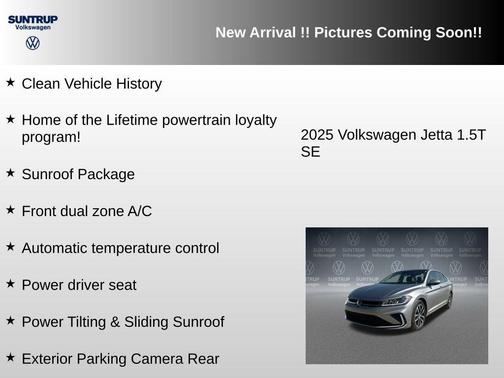 Pyrite Silver Metallic 2025 Volkswagen Jetta 1.5T SE
