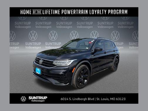 Deep Black Pearl 2023 Volkswagen Tiguan 2.0T SE R-Line Black