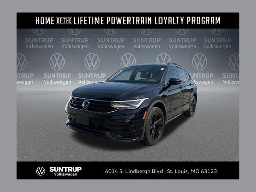 Deep Black Pearl 2023 Volkswagen Tiguan 2.0T SE R-Line Black