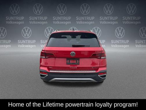 Red Metallic 2023 Volkswagen Taos 1.5T SEL